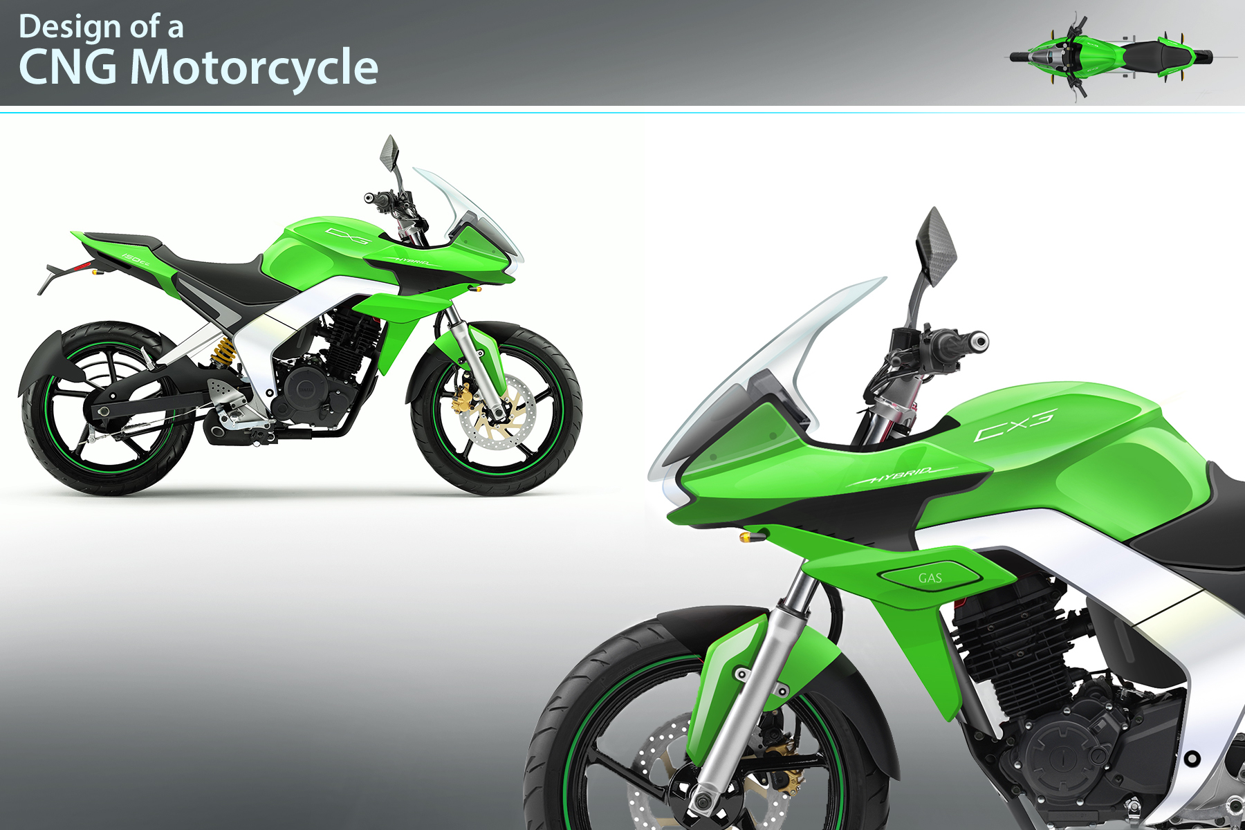 Design of a CNG Motorcycle