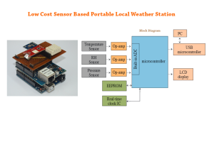 Low Cost Sensor Based Portable Local Weather Station